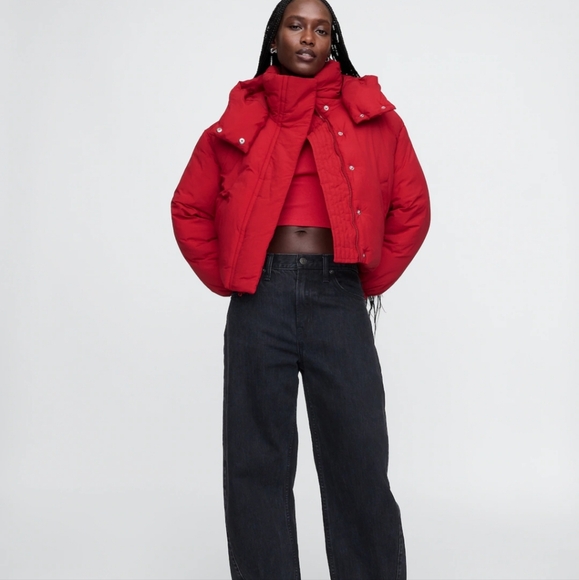 New GAP Duvet Wrap Puffer Jacket - Picture 3 of 15